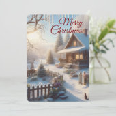 ホリデー ウィンター コテージ シーズンカード (スタンド正面)