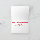 ホリデー ウィンター リース シーズンカード (内部)