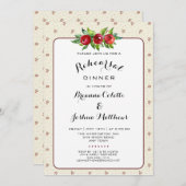 ホリデー・ウェディング・リハーサル・ディナー招待状 招待状 (正面/裏面)