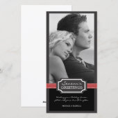 ホリデー・エレガンス シーズンズ・グリーティング 赤いリボン シーズンカード (正面/裏面)