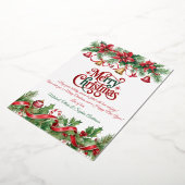 ホリデー エレガント ソフト メリー クリスマス パーティ (回転した状態)