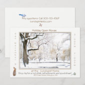 ホリデー・オープンハウス招待状: 招待状 (正面/裏面)