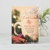 ホリデー オープン ハウス クリスマス ご招待 招待状 (スタンド正面)