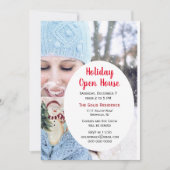 ホリデー オープン ハウス / クリスマス パーティー 招待状 (正面)