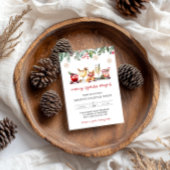 ホリデー カクテル パーティーのご招待 招待状