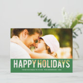 ホリデー カットアウト | ホリデー フォト カード (スタンド正面)