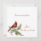 ホリデー カーディナル クリスマス インスピレーション (裏面)