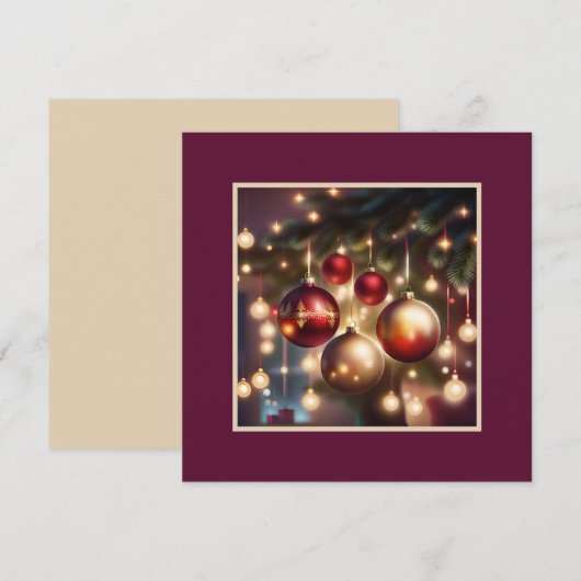 ホリデー カード (正面/裏面)