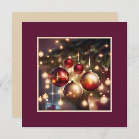 ホリデー カード (正面/裏面)