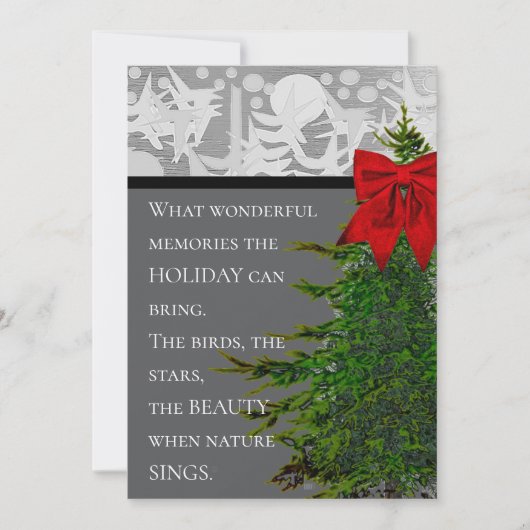 ホリデー カード 5x7 (正面)