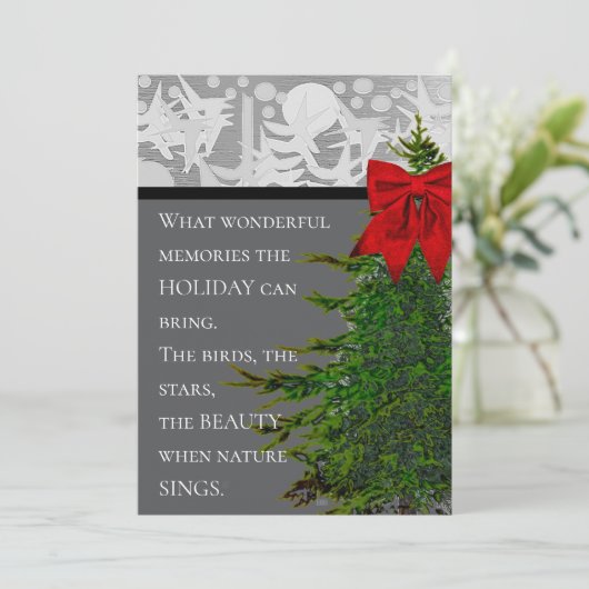 ホリデー カード 5x7 (スタンド正面)