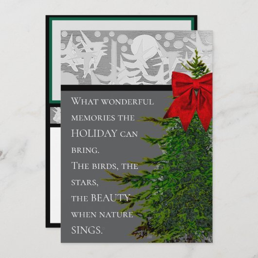 ホリデー カード 5x7 (正面/裏面)