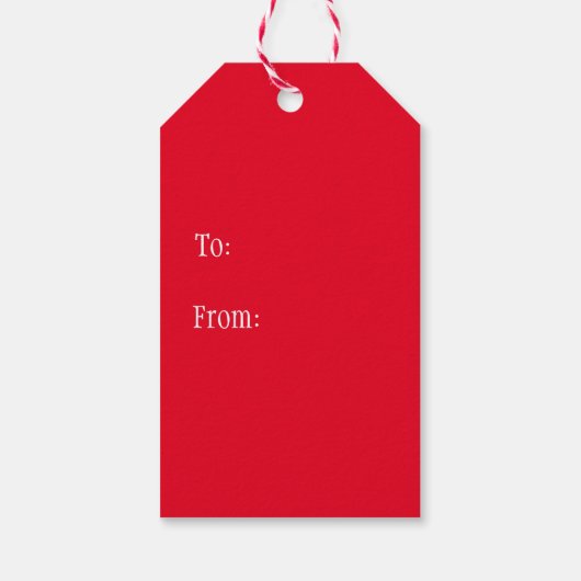 ホリデー ギフト タグ (裏面)