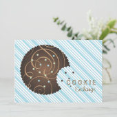 ホリデー・クッキー交換会のご招待 招待状 (スタンド正面)