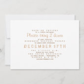 ホリデー・クッキー交換会のご招待 招待状 (裏面)