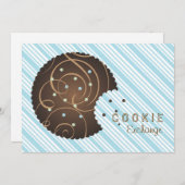 ホリデー・クッキー交換会のご招待 招待状 (正面/裏面)