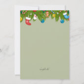 ホリデー・クッキー交換会の招待状 招待状 (裏面)