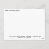 ホリデー クラウン #2 シーズンポストカード (裏面)