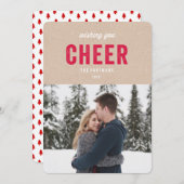 ホリデー クラフト シーズンカード (正面/裏面)