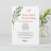 ホリデー クリスマス エッセンシャルオイル クラス ワークショップ 招待状 (スタンド正面)