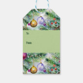 ホリデー クリスマス ツリー ギフト タグ (裏面)