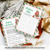 ホリデー・クリスマス・パーティー・レターズ・ゲーム シーズンカード