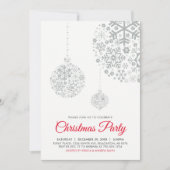 ホリデー / クリスマス パーティー 招待状カード 招待状 (正面)