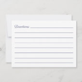 ホリデー クリスマス リース モノグラム 家族のレシピ ノートカード (裏面)