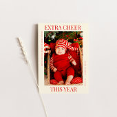ホリデー クリスマス 誕生のお知らせ カード