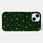 ホリデー グリーン イエロー ストライプ スター クリスマス Case-Mate iPhoneケース (裏面 (横))