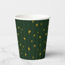 ホリデー グリーン イエロー 星 ストライプ クリスマス