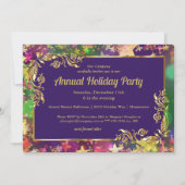 ホリデー コンフェッティ パーティーの招待状 招待状 (正面)