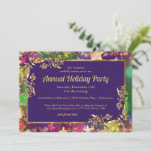 ホリデー コンフェッティ パーティーの招待状 招待状 (スタンド正面)