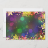 ホリデー コンフェッティ パーティーの招待状 招待状 (裏面)