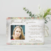 ホリデー ゴールド クリスマス 追悼式 招待状 (スタンド正面)