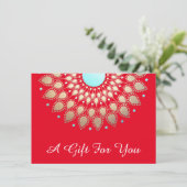 ホリデー ゴールド ロータス サロン&スパ ギフト券 (スタンド正面)