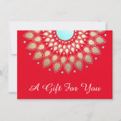 ホリデー ゴールド ロータス サロン&スパ ギフト券 (正面)