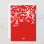 ホリデー サンクス スノー マッチ ギフト カード ホルダー (裏面)