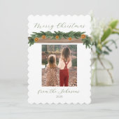 ホリデー シトラス ガーランド - クリスマス カード、スクリプト (スタンド正面)