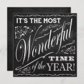 ホリデー・シャルボードアート最も素晴らしい シーズンカード (正面/裏面)