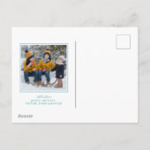 ホリデー シーズンの花 | フォト ホリデー カード (裏面)