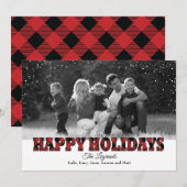 ホリデー シーズン スノー カード | バッファロー プライド (正面/裏面)