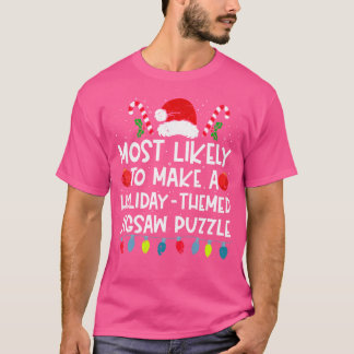 ホリデー・ジグソーパズルを制作する可能性が最も高い Tシャツ