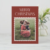 ホリデー スタンプ フォト カード (スタンド正面)