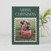 ホリデー スタンプ フォト カード - 森 (スタンド正面)