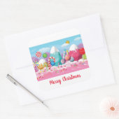 ホリデー スティッカー スクエアシール (封筒)