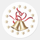 ホリデー スティッカー ラウンドシール (正面)