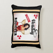 ホリデー ストレス リリーバー ピンアップ アクセントクッション (裏面(縦))