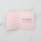 ホリデー スノーマン カード (内部)