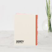 ホリデー スノーマン カード (裏面)